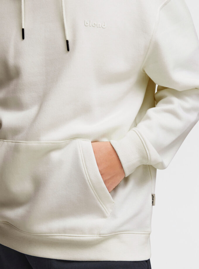 HOODIE SWEATSHIRT - WHITE