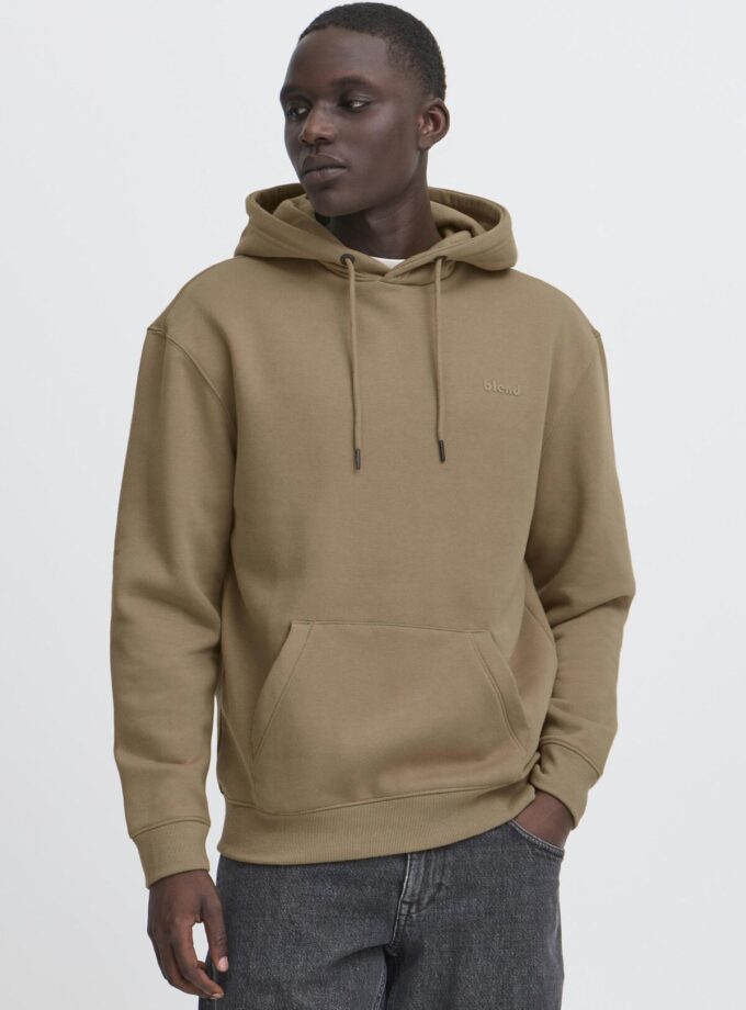 HOODIE SWEATSHIRT  - BEIGE