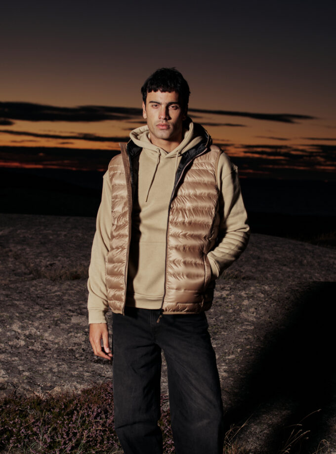 HOODIE SWEATSHIRT - BEIGE