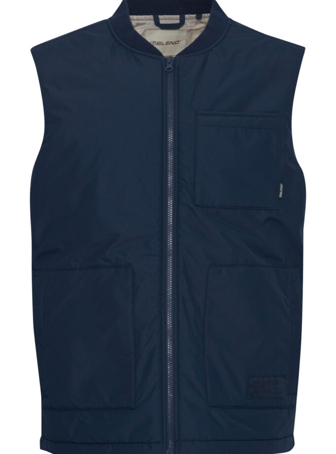 PUFFER VEST  - DARK BLUE