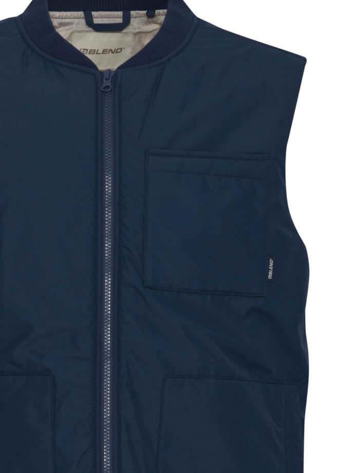 PUFFER VEST - DARK BLUE