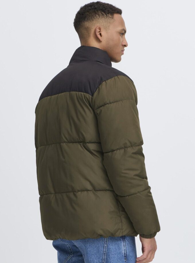 PUFFER - KHAKI WITH BLACK