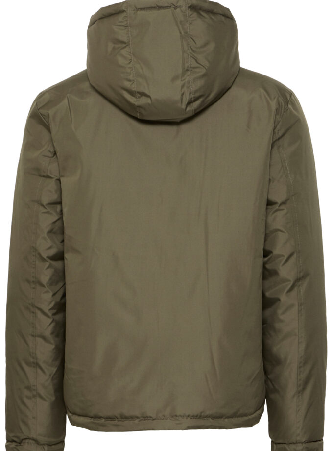 PUFFER - BLACK WITH KHAKI