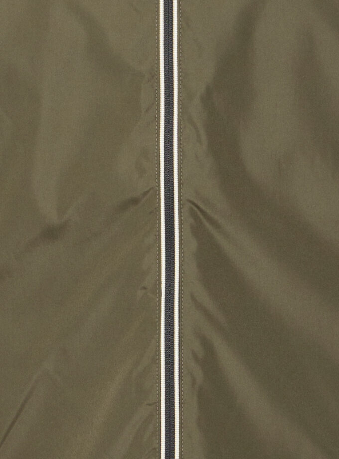 PUFFER - BLACK WITH KHAKI