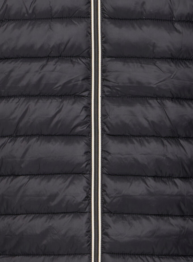 PUFFER - BLACK WITH KHAKI