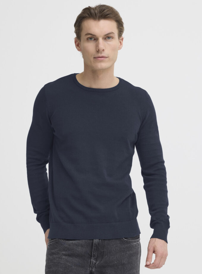 KNITWEAR  SWEATER - DARK BLUE