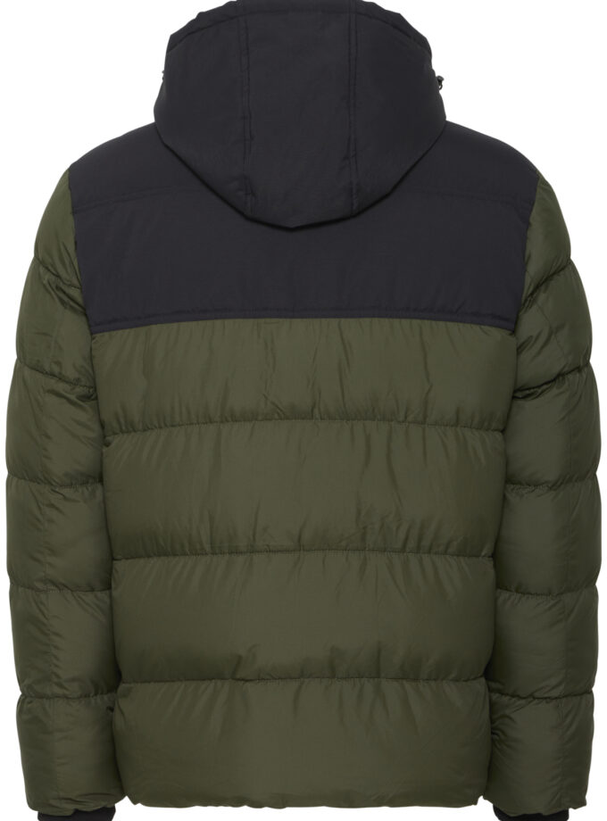 PUFFER - KHAKI WITH BLACK