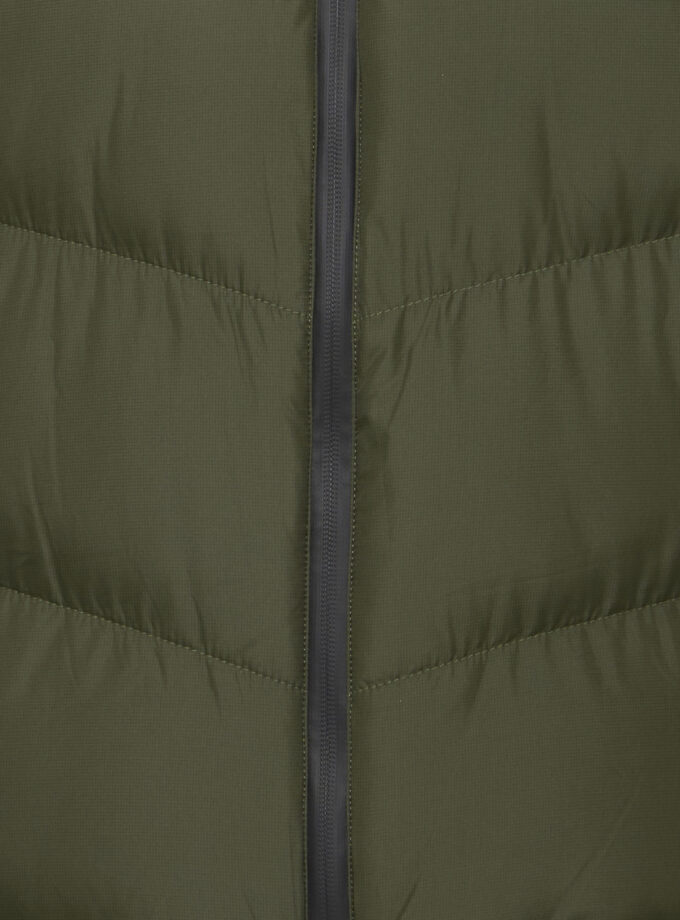PUFFER - KHAKI WITH BLACK