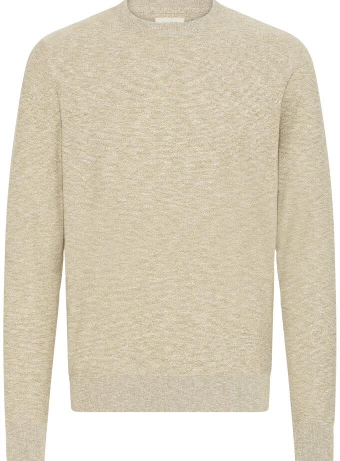 KNIT SWEATER - BEIGE MELANGE