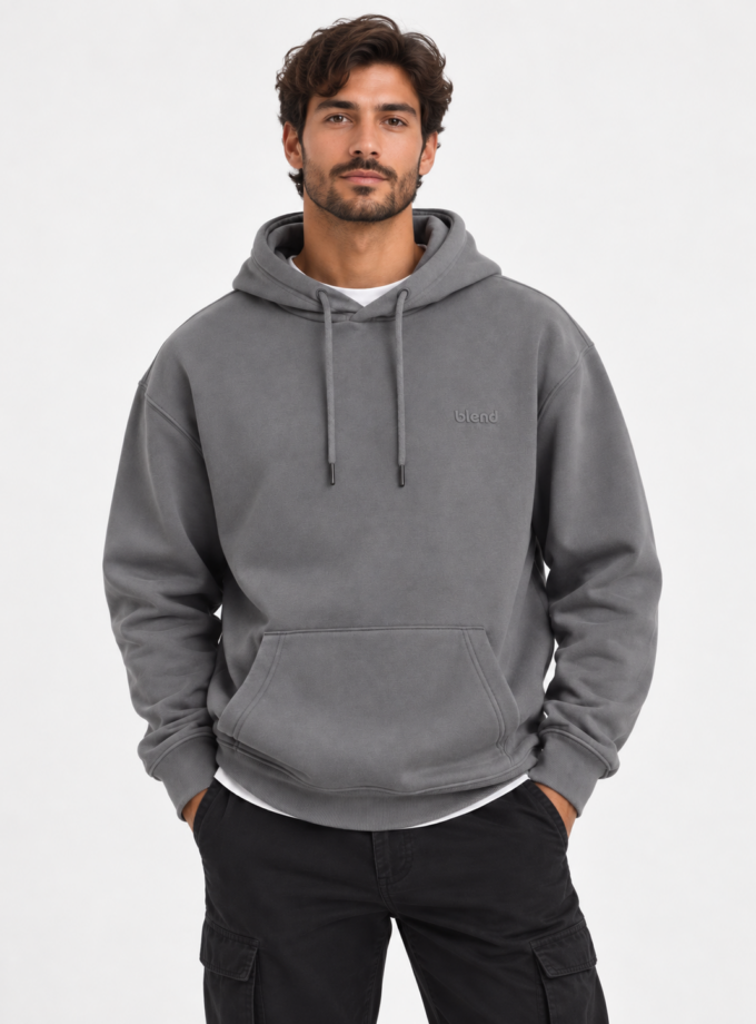 HOODIE SWEATSHIRT - GREY