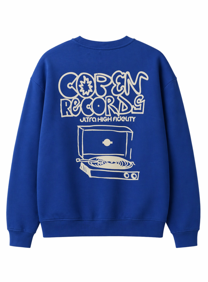 CREWNECK SWEATSHIRT  -  BLUE