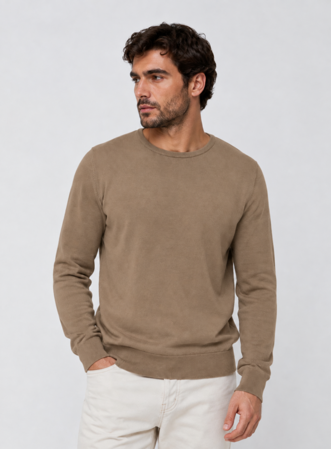 KNITWEAR  SWEATER - TAUPE