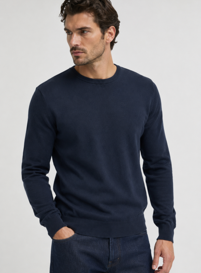 KNITWEAR - DARK BLUE
