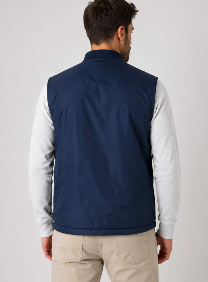 PUFFER VEST - DARK BLUE