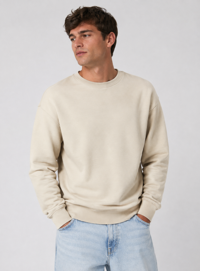 HOODIE SWEATSHIRT - ECRU