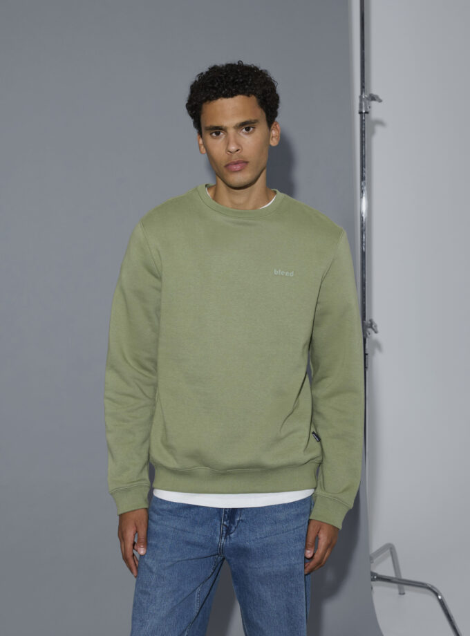 CREWNECK SWEATSHIR - KHAKI