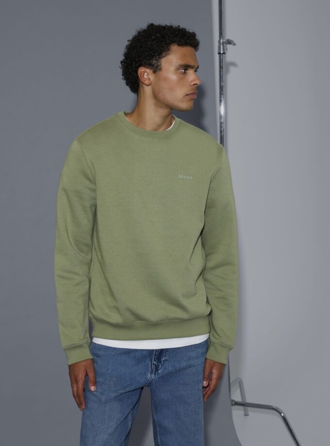CREWNECK SWEATSHIR - KHAKI