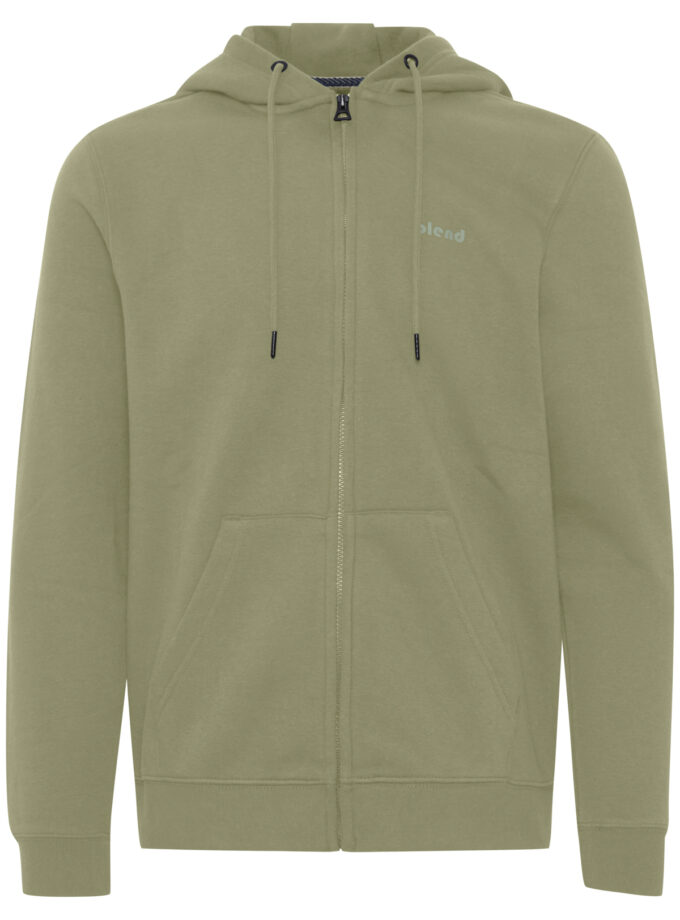 ZIP- UP HOODIE - KHAKI
