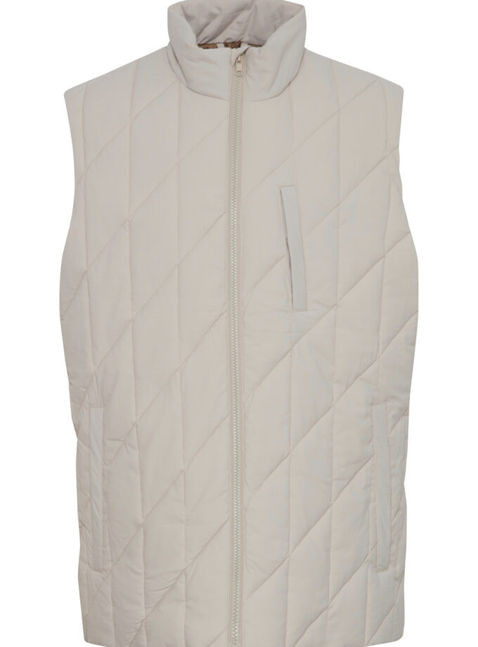 PUFFER VEST  - ECRU