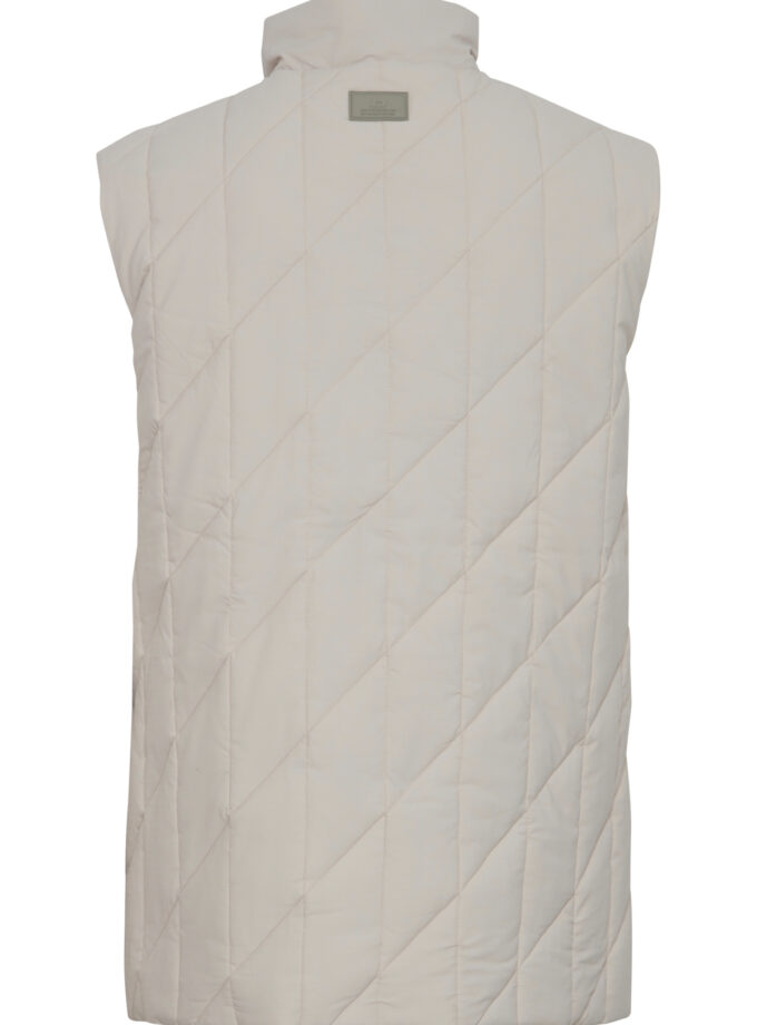 PUFFER VEST - ECRU