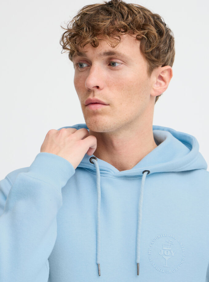 HOODIE SWEATSHIRT - BABY BLUE