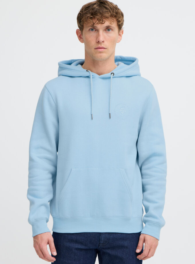 HOODIE SWEATSHIRT  - BABY BLUE
