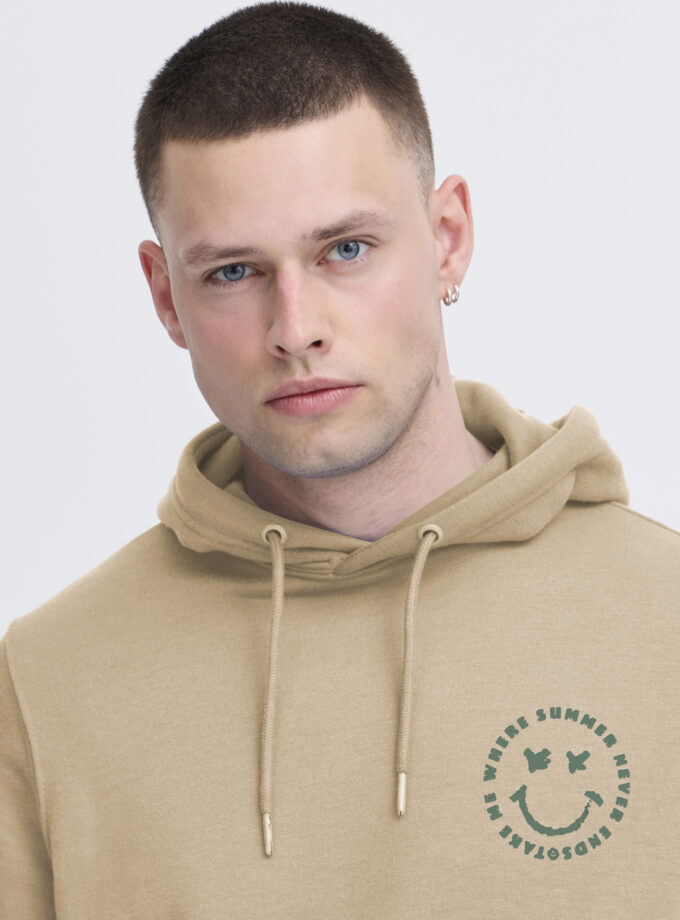 HOODIE SWEATSHIRT - CAMEL
