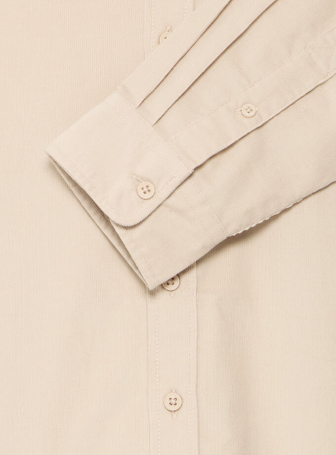 CORDUROY SHIRT - ECRU
