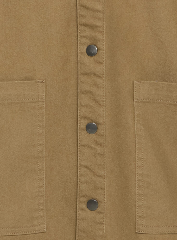 JACKET OVERSHIRT - BROWN