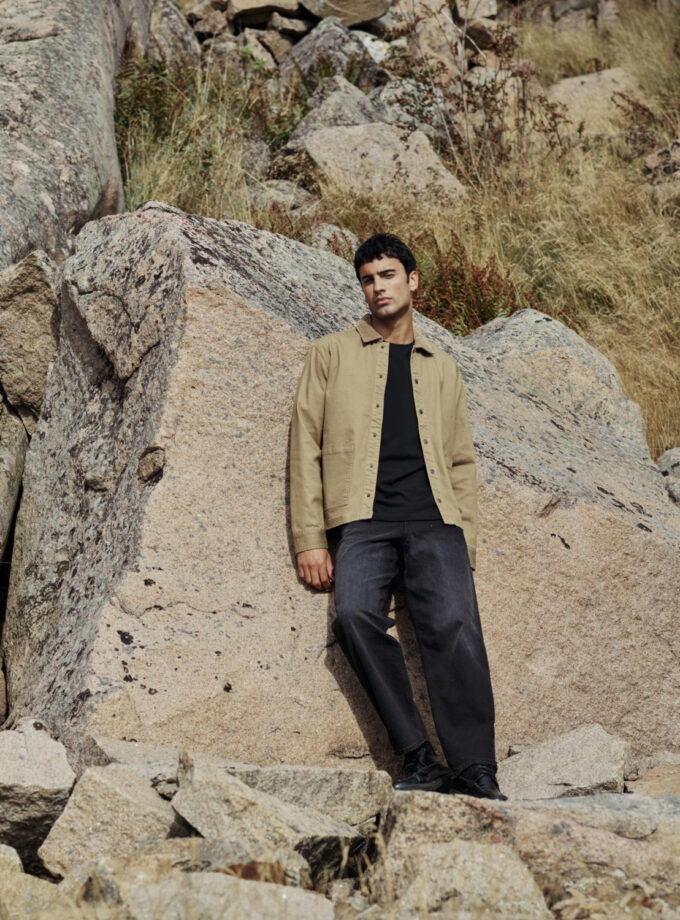 JACKET OVERSHIRT - BROWN