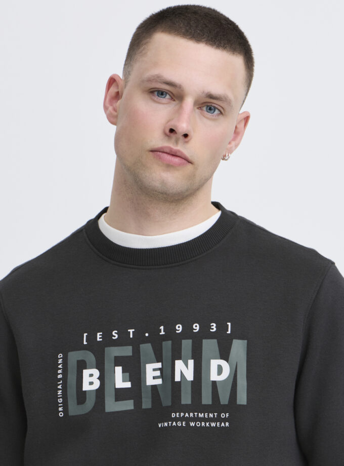 CREWNECK SWEATSHIRT - OFF BLACK