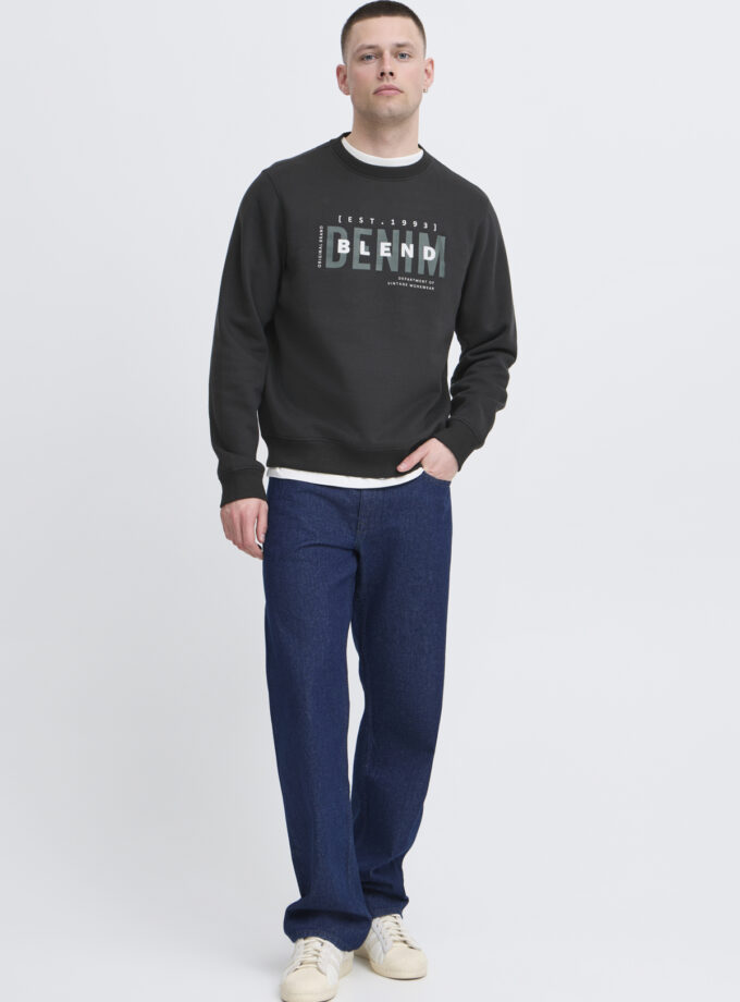 CREWNECK SWEATSHIRT - OFF BLACK