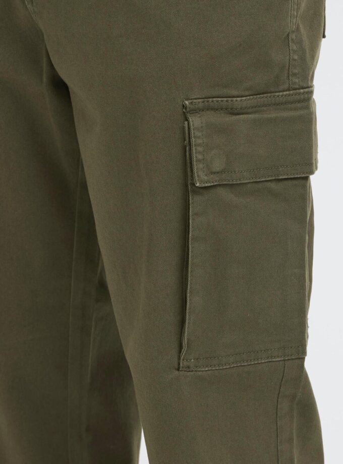 CARGO PANTS RELAXED FIT - KHAKI