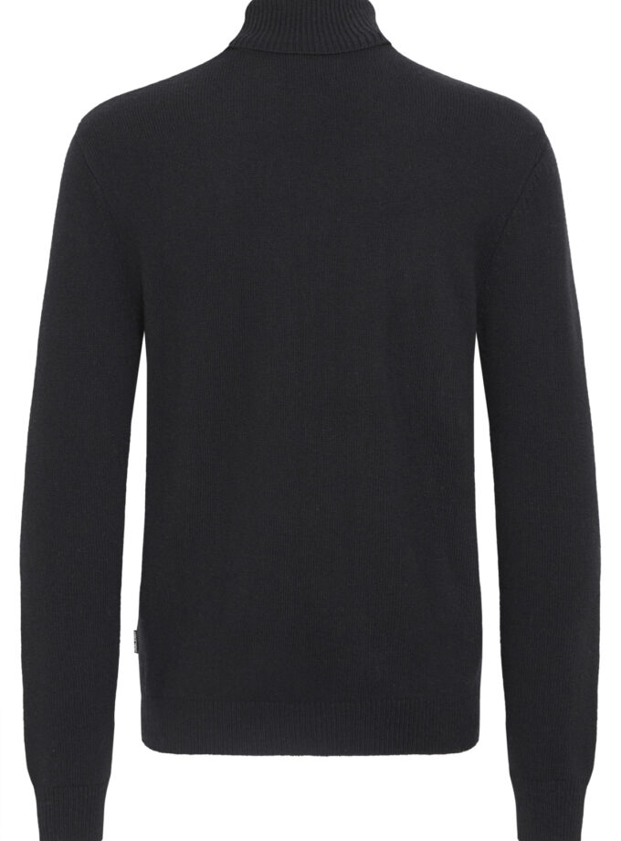 TURTLENECK  SWEATER  - BLACK