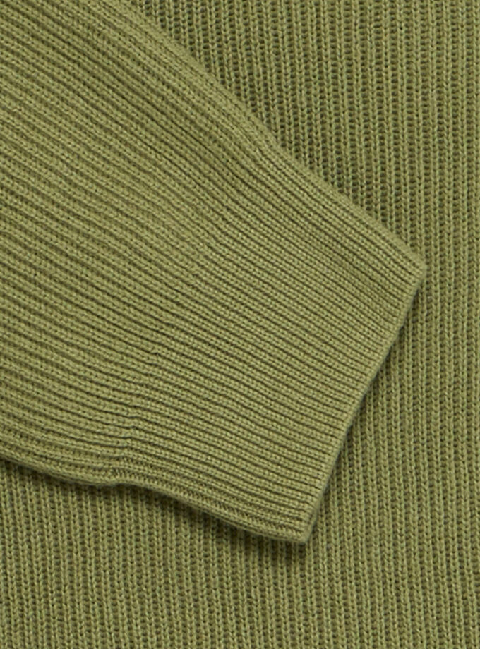 KNIT SWEATER - GREEN