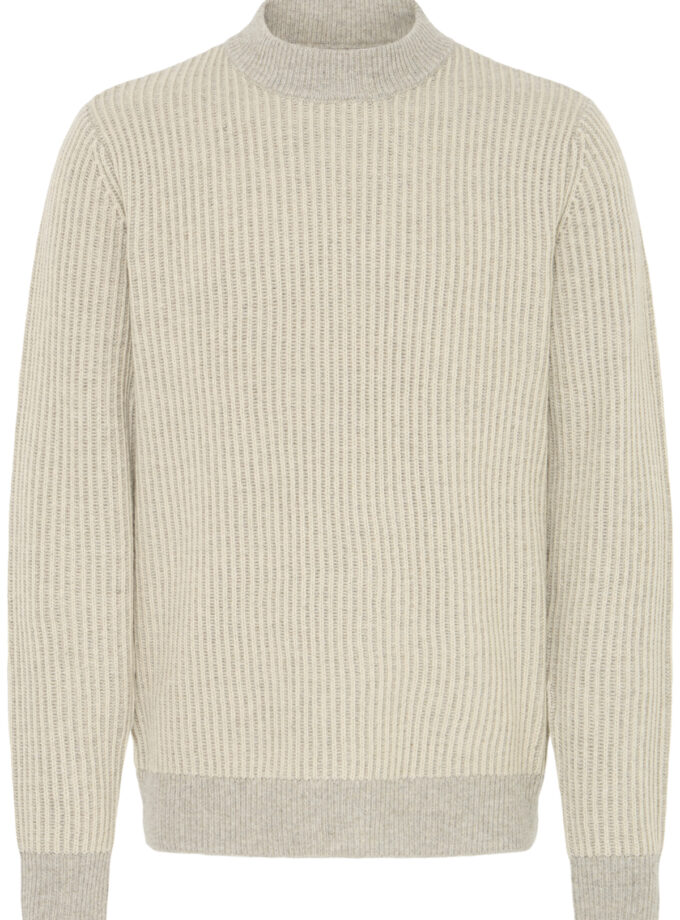 KNIT SWEATER - ECRU MELANGE