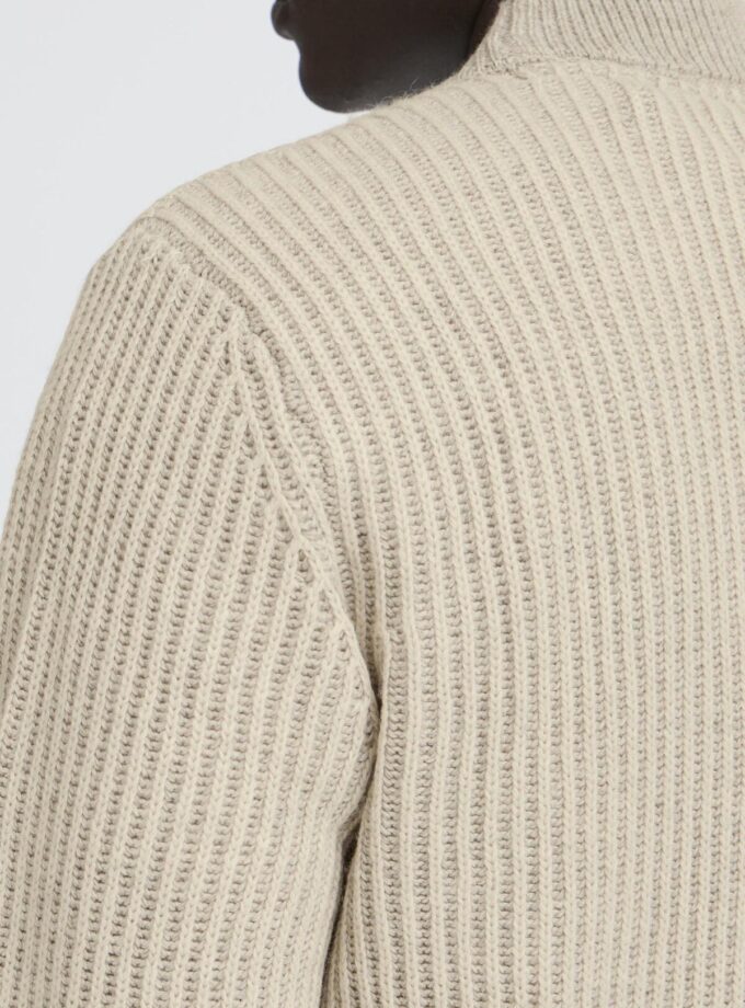 KNIT SWEATER - ECRU MELANGE