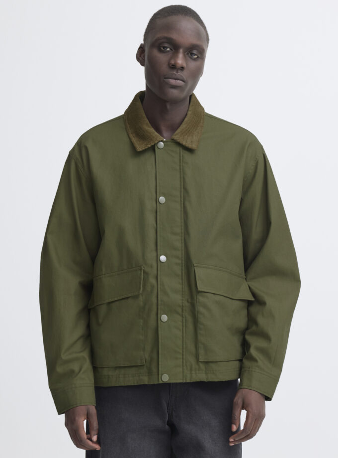 JACKET OVER  - KHAKI