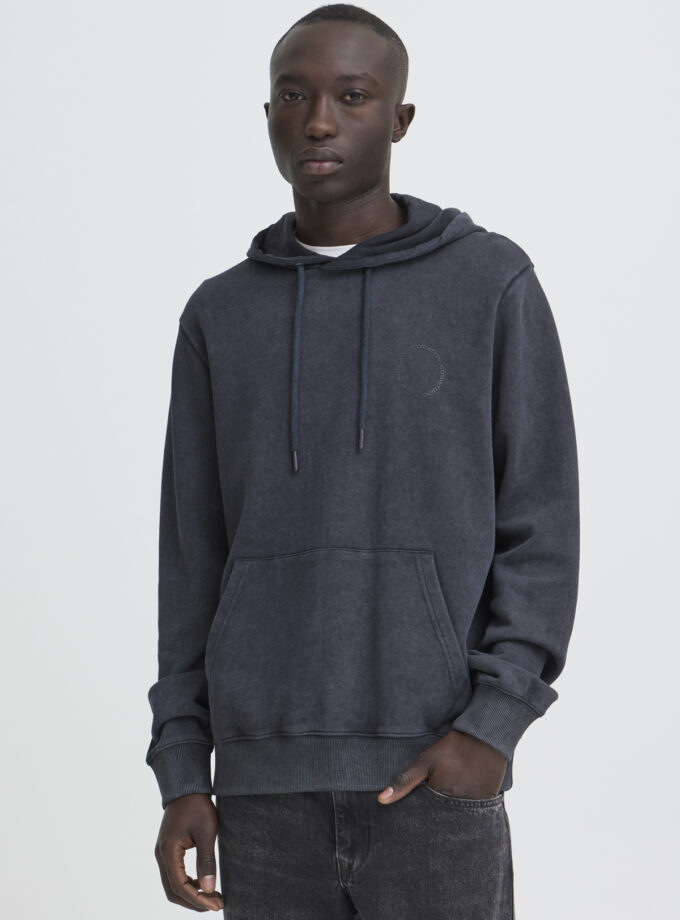 HOODIE SWEATSHIRT -  OFF  BLACK
