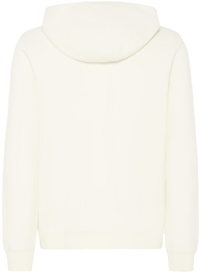 HALF ZIP SWEATSHIRT - OFF WHITE