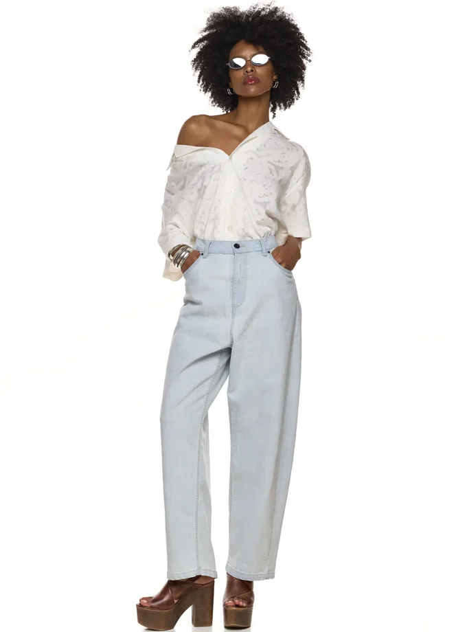 WIDE LEG DENIM - LIGHT WASH