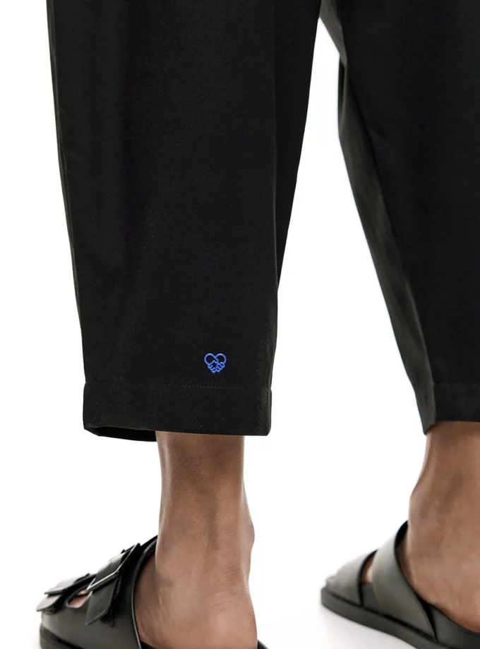 JAPANESE LOOSE FIT PANTS - BLACK
