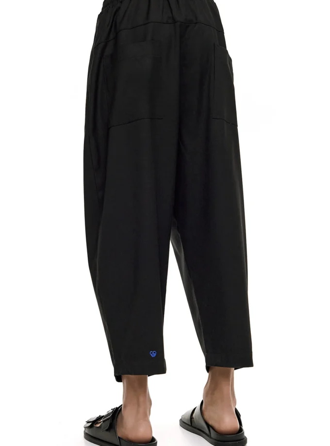 JAPANESE LOOSE FIT PANTS - BLACK