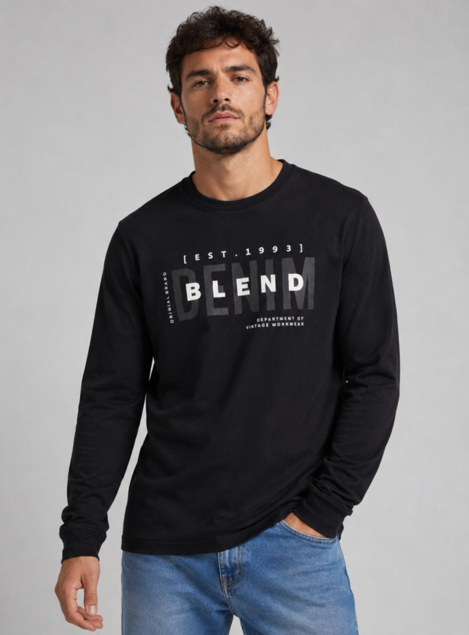 LONG SLEEVE - OFF BLACK