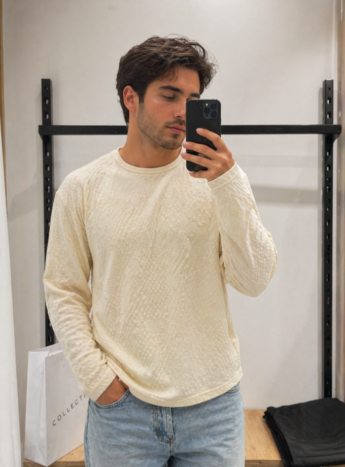 BLOUSE - ECRU