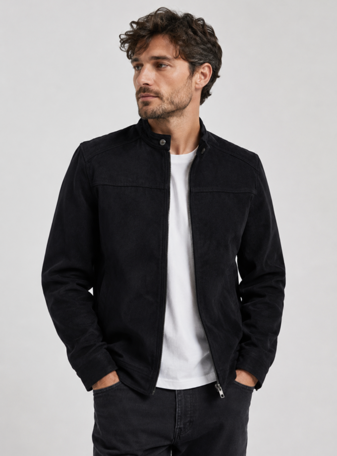 SPRING JACKET - DARK BLUE