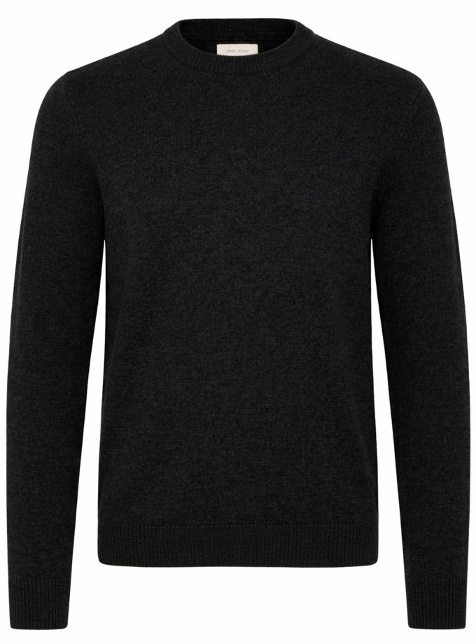KNIT  SWEATER - BLACK