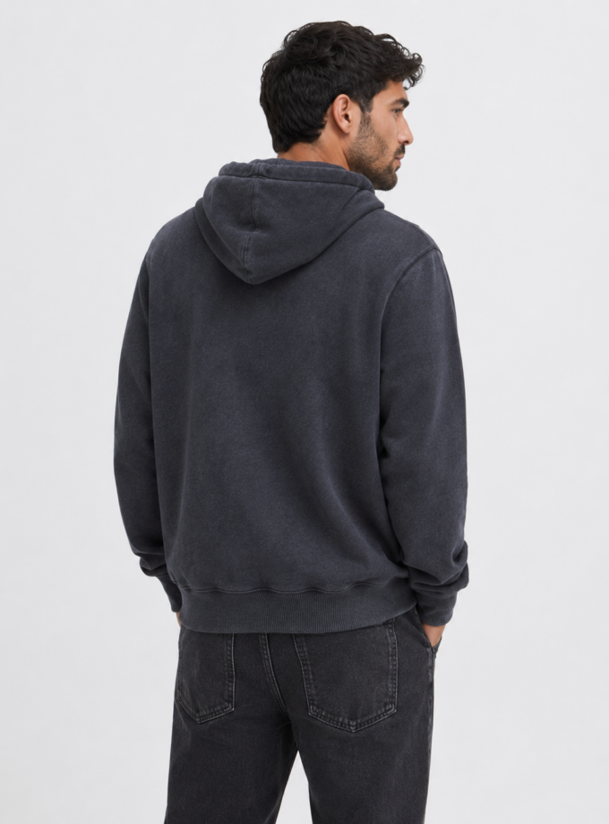 HOODIE SWEATSHIRT - OFF BLACK