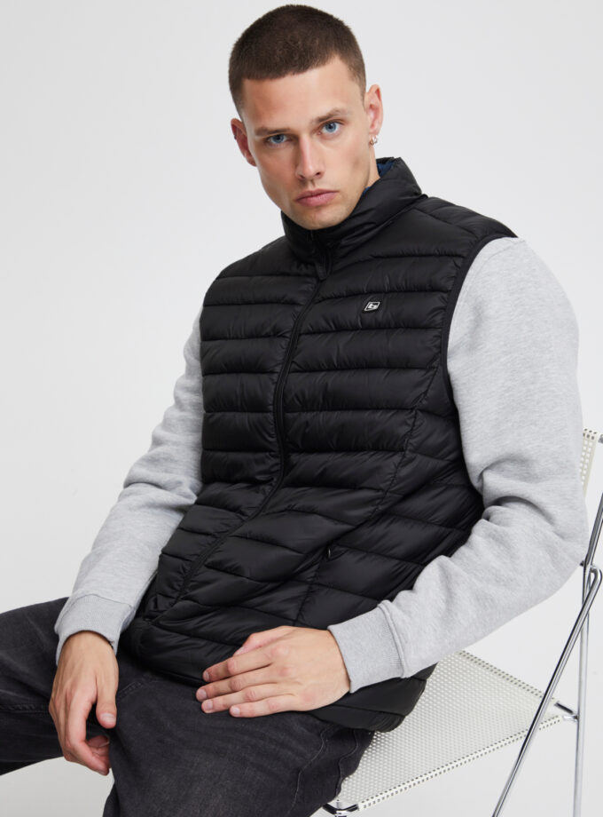 PUFFER VEST - BLACK