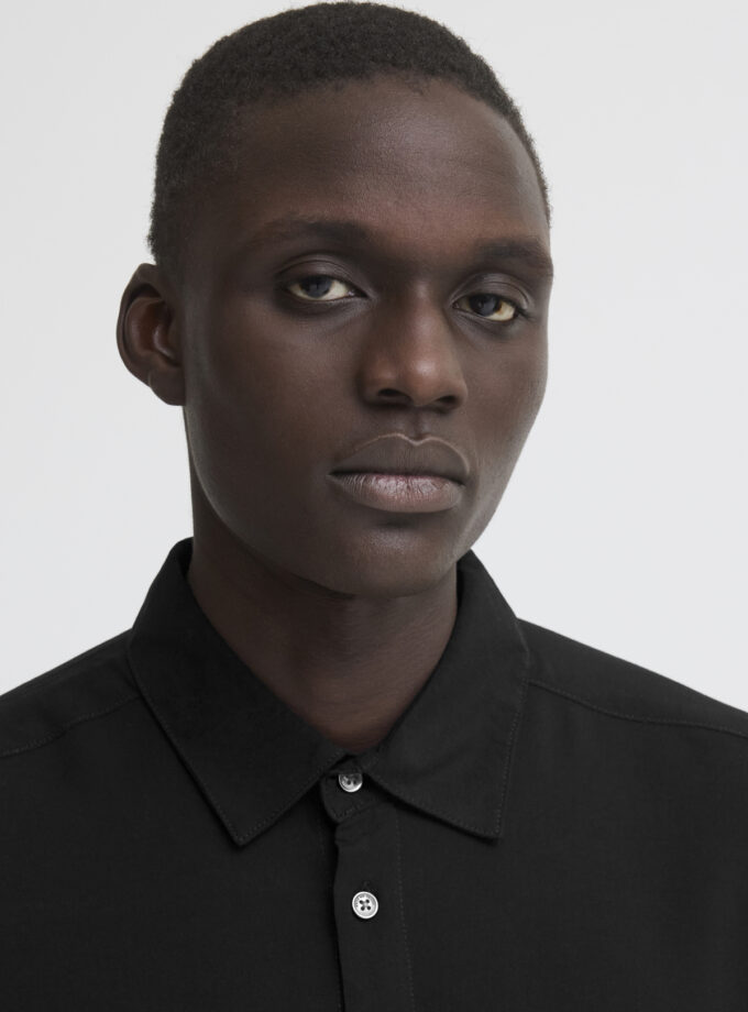 SHORT SLEEVE SHIRT - BLACK